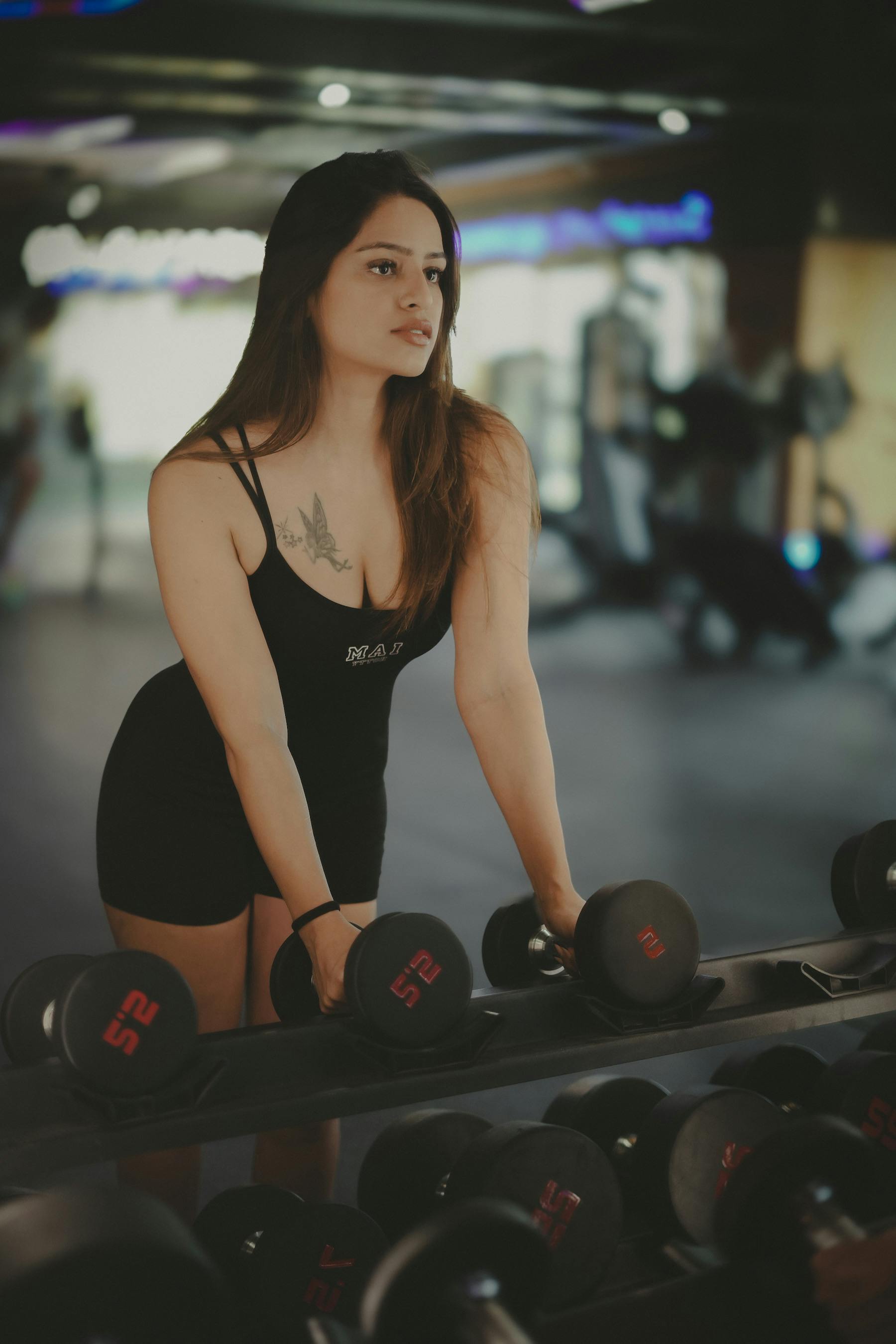 Trening v fitnes prostoru